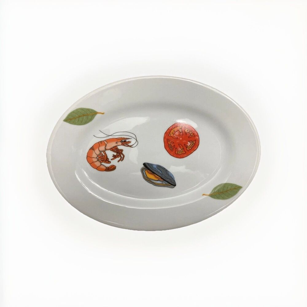 Majilly Designs BIA Cordon Bleu Porcelain El Mar Seafood 10" Serving Dish EC